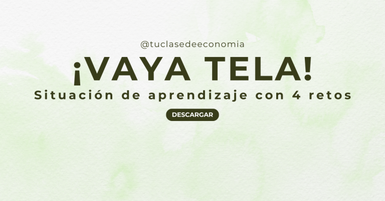 ¡VAYA TELA!: Una Situación de Aprendizaje para conocer la cara B de la industria textil.